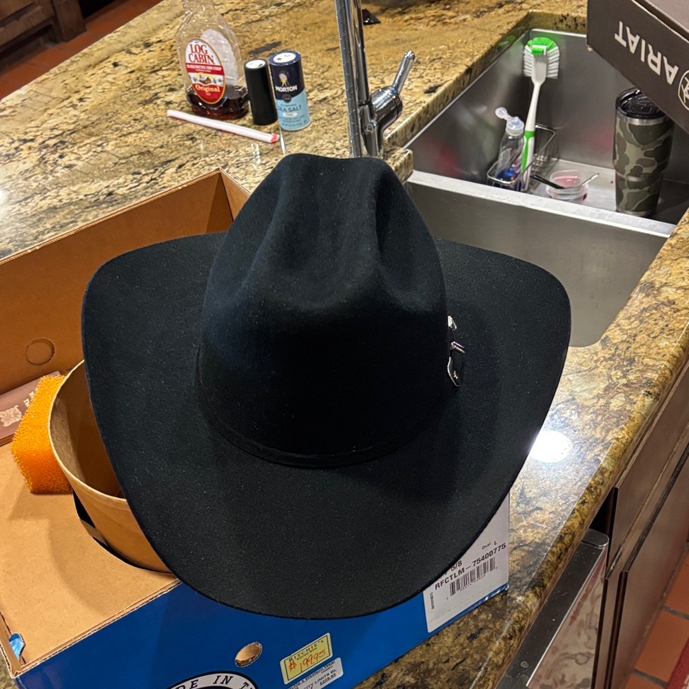 Resistol City Limits Black Western Hat - Picture 6 of 16